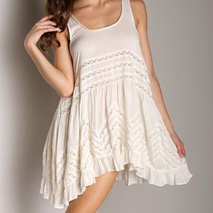 Free People Slip Voile Trapeze Dress Size Small
